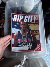 VINTAGE Rip City Magazine LOT of 54 Vol 1 + Playoff Ticket Displays EX picture