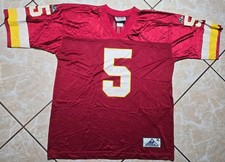 Vintage Apex One Washington Redskins Heath Shuler #5 Red Football Jersey Mens XL picture