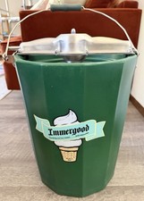 Immergood Amish Made Hand Crank Home Made Ice Cream Freezer Maker, 6 Quart NWOB picture
