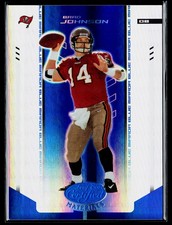 2004 Leaf Certified Materials #111 Brad Johnson Mirror Blue #/50 picture
