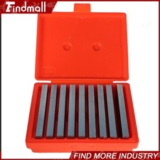 Steel Parallel Set 9 Pair 18Pcs 1/4 inch Thick 6 inch Long 0.0002 inch Precision picture