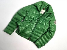 RARE Vintage Auth MONCLER Green Zip Up Down Puffer Jacket Coat - 3 picture