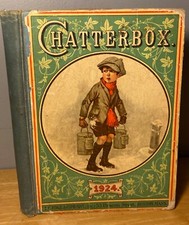 1924 HC Chatterbox - Antiquarian Illistrated Childrens Book - 300+ Pgs picture