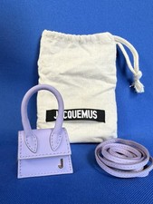 Jacquemus Le Petit Chiquito Micro Mini Bag Purple Leather Crossbody  Authentic picture