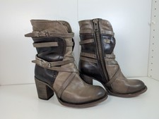 Freebird Baker Short Boot Zip Sz 7 7.5 B-17 Ret $325 picture
