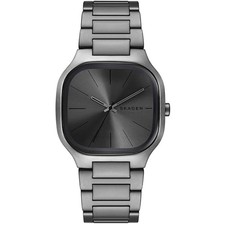 Skagen Men's Analog Watch Mellem Quartz Grey Dial Steel Bracelet, 40mm SKW6936 picture