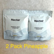 2 Pack Nectar Hydration Packets Pineapple 60 Total Electrolyte Packs NEW BB 3/27 picture