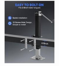 Kohree 8000 lbs Trailer Jack Heavy Duty Black - 8000lbs  picture