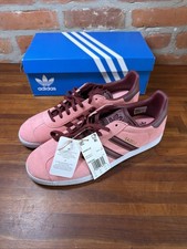 Size 10 - adidas Gazelle Pink Maroon NIB New Men’s Z7 picture