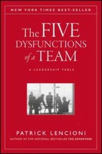 The Five Dysfunctions of a Team: A Leadership Fable - Hardcover - VERY GOOD picture