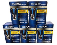 500 ReliOn Premier Test Strips~GR8 Dated~2/2028~$80~($16/Per 100)~FR SHIP picture