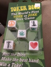 Toker Dice Game Rare 2015 First Toke Or Joke Dice Game**Rare** picture