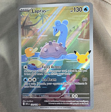 Lapras 194/182 Holo Illustration Rare  30th anniversary  picture