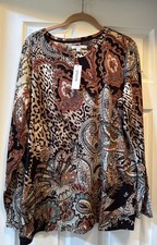 CHICO’S Touch Of Cool Boho Layering Tee-Size 3 (XL) picture