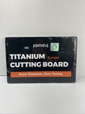 LARGE Plateful Titanium Cutting Board - Real Titanium Cutting Boards for Kitchen picture