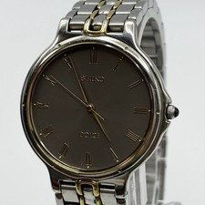 Working 93s Vintage Seiko Dolce Gray Dial Men's Watch QZ picture