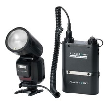 Flashpoint X100 TTL R2 On Camera Flash for Nikon w/BP-960 Power Pack picture