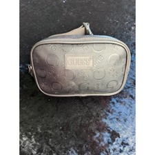 GUESS Black Embossed Logo Belt Bag Crossbody Waist Pack Adjustable Strap picture