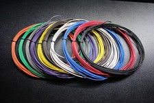 18 GAUGE WIRE PRIMARY COPPER STRANDED LOT PICK COLOR LENGTH FT AWG POWER REMOTE picture