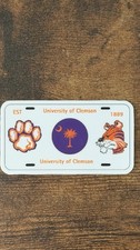 Clemson Tigers Football Vintage 1889 Vinyl Sticker Decal NCAA South Carolina picture