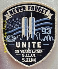 5.11 Tactical Patch – 9/11 Never Forget - 25th Anniversary -GWOT Gear - Sold Out picture
