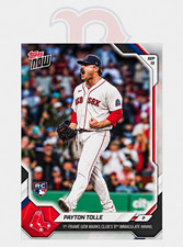 Payton Tolle RC 2026 Topps NOW #670 Immaculate Inning Boston Red Sox PRESALE picture