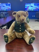 Vintage Harrod's of London 1849-1999 Anniversary Jointed Cute Plush Teddy Bear picture