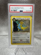 2000 POKEMON ROCKET 1ST EDITION #5 DARK DRAGONITE-HOLO PSA 7 VINTAGE picture