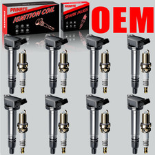 8X Brand OEM Ignition Coil & Iridium Spark plugs For Lexus Toyota Sequoia Tundra picture
