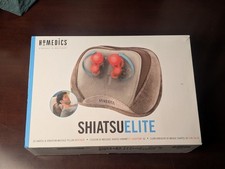 HoMedics Shiatsu Elite Vibration And Massage Pillow With Heat SP-100HA Open Box picture