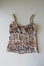 Vintage Italian Liu Jo Silk Ditsy Floral Camisole, 2000s Flower Italy Top picture