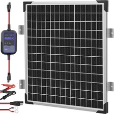 Upgraded 50W 12V Solar Battery Trickle Charger Maintainer with MPPT Controller picture