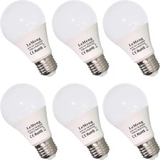 12V LED Light Bulb 7W E26 Base 6000K Daylight Low Voltage A19 6 Pack picture