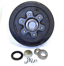 Complete Trailer 6 x 5.5 Lug Brake Drum 5200 6000 7000# Axle W/Bearings 12