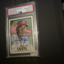 2018 Topps Gallery Juan Soto Rookie Auto Autographs #126 PSA 10/10 64462490 picture
