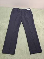 NWT Pronto Uomo Platinum Mens 38x30 Charcoal Gray Wool Blend Modern Dress Pants picture