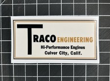 Traco Engineering Hi Performance Engines Decal Sticker New Vinyl Vintage picture