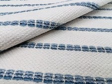 Thibaut InsideOut OUTDOOR Fabric- Oak Creek Stripe / Waterfall 1.95 yds W78338 picture