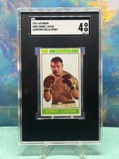 1967 Panini Campioni Dello Sport Sonny Liston #455 SGC 4 Boxing HOF picture