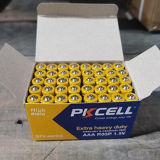 40pcs/box Extra Heavy Duty AAA Batteries R03P E92 UM4 ND61R 1.5V Zinc-Carbon picture