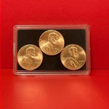 2025 D Lincoln Penny OMEGA Ω Counterstamp Cent w/FINAL PENNIES P&D MINT SET BU picture