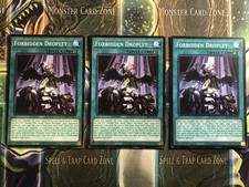 ** 3X FORBIDDEN DROPLET 3X ** PLAYSET 1ST EDITION MINT LEDD-ENY29 YUGIOH picture
