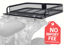 Universal ATV Rear Rack, Steel Cargo Basket Carrier, Titan Ramps picture