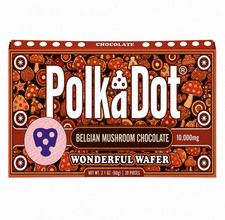 PolkaDot Mushroom Belgian Milk - Wonderful Wafer 10,000mg 20 pieces | Authentic picture