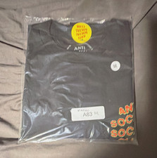 Anti Social Social Club Maniac Tee Graphic Print T-Shirt Size M brand new 100% picture