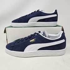 PUMA Suede Classic 'Navy White' Casual Sneakers / 399781 03 / Men's Size 8.5 picture