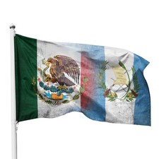 Mexico Guatemala 3x5 Ft Nylon Outdoor Indoor Flag Mexico Guatemala Flag picture