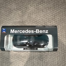 New-Ray 1:24 Mercedes-Benz SLS AMG Diecast - Black Special Edition - NIB picture