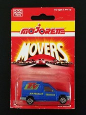 Vintage Majorette 233 Renault Express / Rare HTF Blue TV Satellite Service Tampo picture