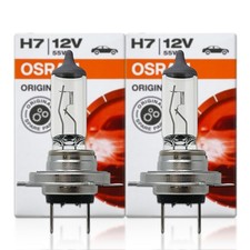 H7 Osram ORIGINAL OEM Halogen Headlight Bulbs 64210 High Low Fog PACK OF 2 picture
